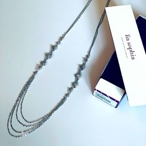 NWT Lia Sophia ‘Spindle’ Necklace